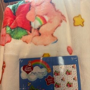 Care Bears Plush Throw with Rainbow and Stars